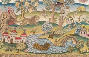 Bradford Table Carpet, (dettaglio) da Unbekannt Unbekannt